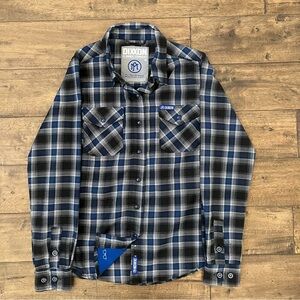 Woman’s Performance Machine Striped Flannel